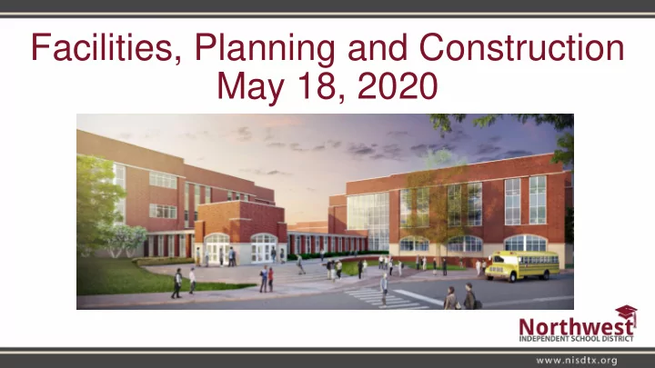 facilities planning and construction