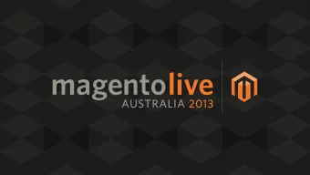 MagentoPerformance  and Optimization ChrisWells  CEO - Nexcess The Ambassador Bridge  USA/Canada