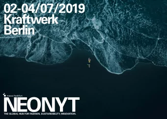 02-04/07/2019  Kraftwerk  Berlin  ce Presiden  Change.  02-04/07/2019  Fashion.  Kraftwerk  T