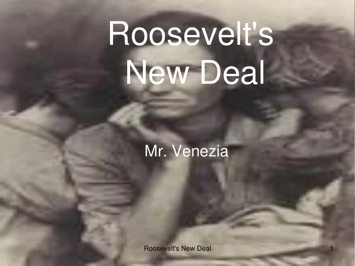 roosevelt s new deal