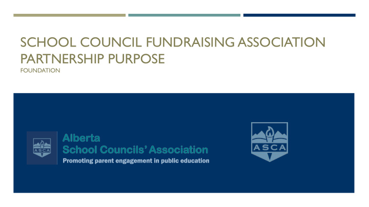 school council fundraising association partnership purpose