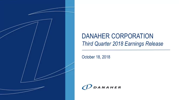 danaher corporation