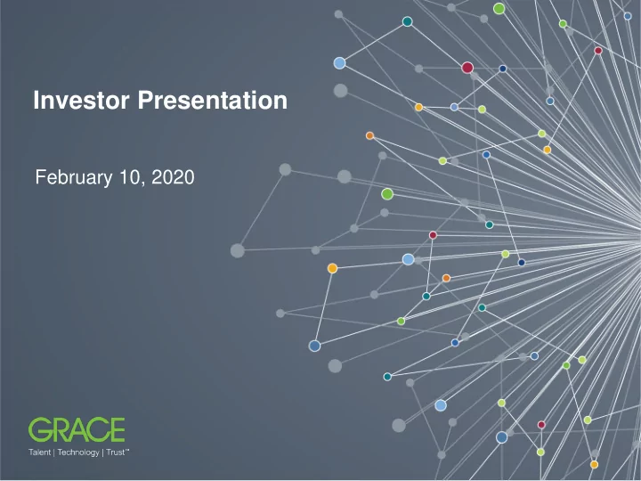 investor presentation