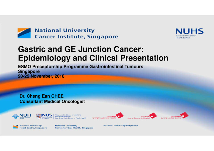 gastric and ge junction cancer epidemiology and clinical