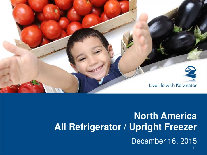 north america all refrigerator upright freezer