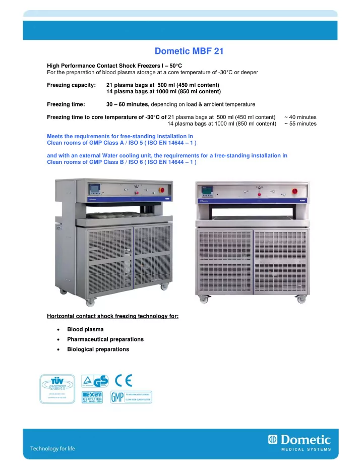 dometic mbf 21