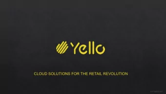 INVESTOR PRESENTATION  CLOUD SOLUTIONS FOR THE RETAIL REVOLUTION  OCTOBER 2017  OCTOBER 2017