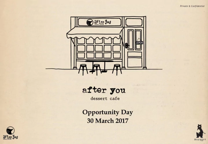 opportunity day 30 march 2017