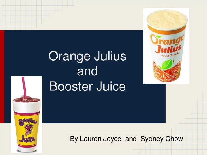 orange julius