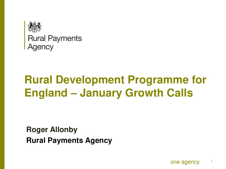 rural development programme for
