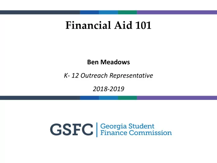financial aid 101