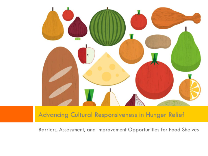 advancing cultural responsiveness in hunger relief