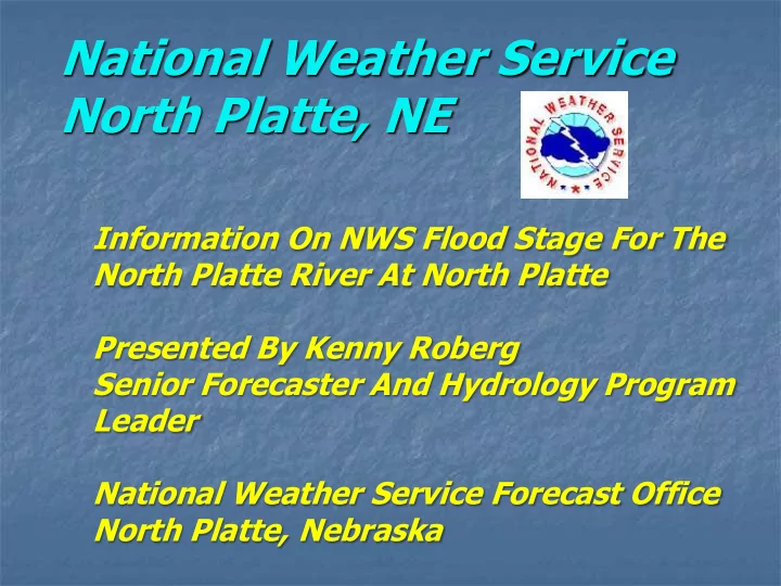 national weather service