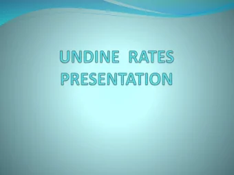 UNDINE TEXAS, LLC  Regulated Water  and Wastewater Utilities  Emphasizing Regulatory Compliance