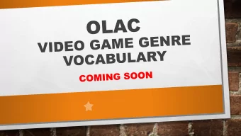 PROPOSAL SUBMITTED TO OLAC EXECUTIVE BOARD APPLY FOR A MARC SOURCE CODE REGISTERING OLAC AS THE