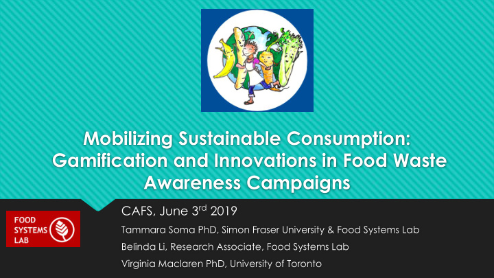 mobilizing sustainable consumption gamification and