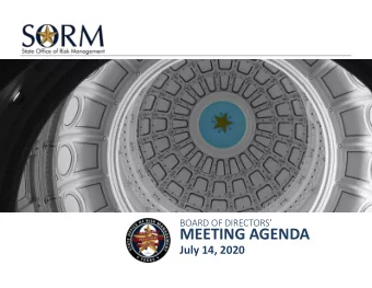 MEETING AGENDA  July 14, 2020 300 W. 15 TH , AUSTIN, TEXAS 78701 / P.O. BOX 13777, AUSTIN, TEXAS