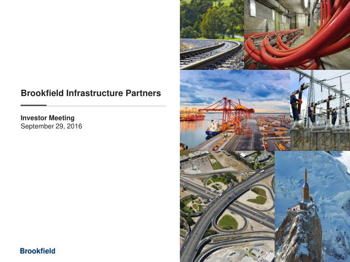 brookfield infrastructure partners