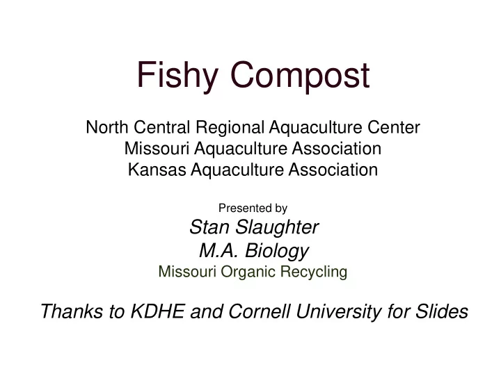 fishy compost