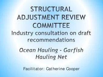 Facilitator: Catherine Cooper    Introductions    Emergency procedures    Details on how