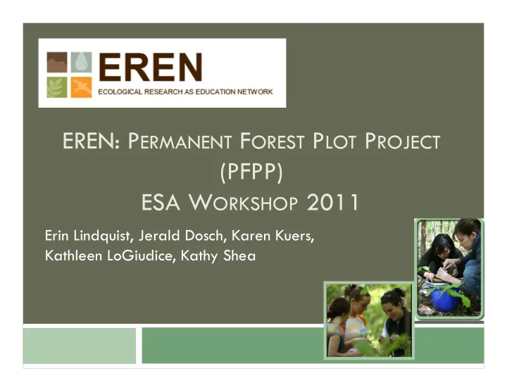 pfpp esa w orkshop 2011