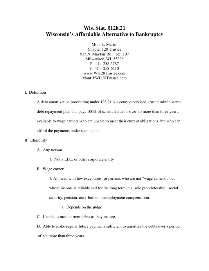 wis stat 128 21 wisconsin s affordable alternative to