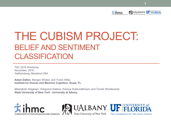 the cubism project