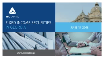 3 TOTAL BONDS OUTSTANDING BY TYPE (GEL m )  Corporate GEL bonds listed on foreign exchanges 15%