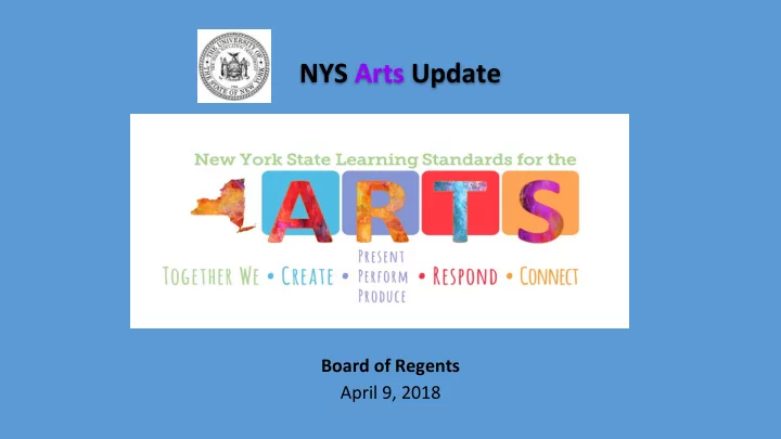 nys arts update