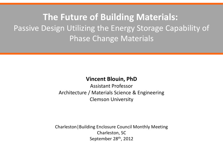 the future of building materials