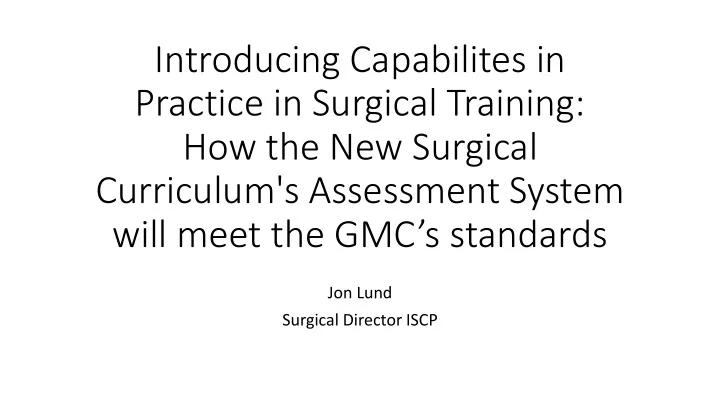 practice in surgical training