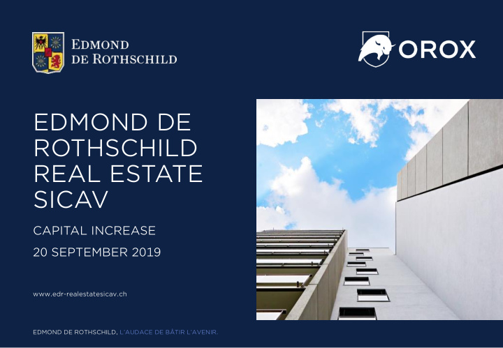 edmond de rothschild real estate sicav