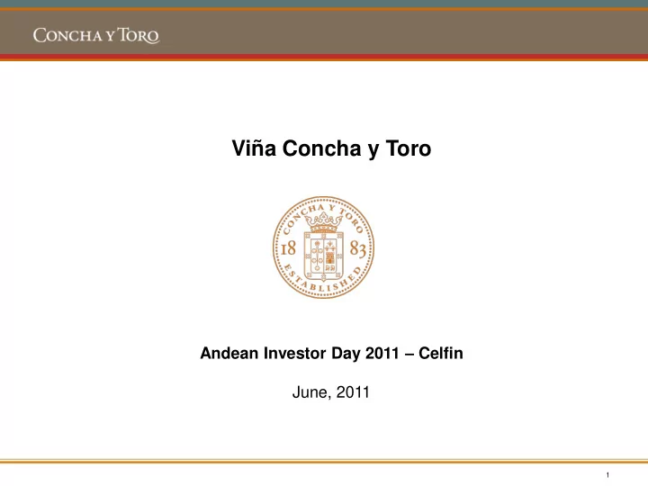 vi a concha y toro