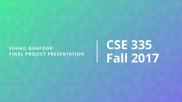 cse 335