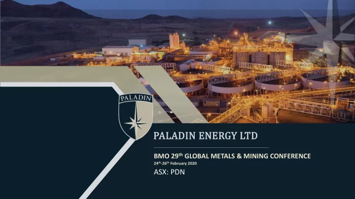 paladin energy gy ltd