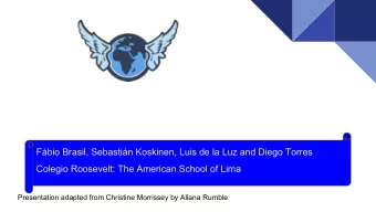 Fbio Brasil, Sebastin Koskinen, Luis de la Luz and Diego Torres  Colegio Roosevelt: The