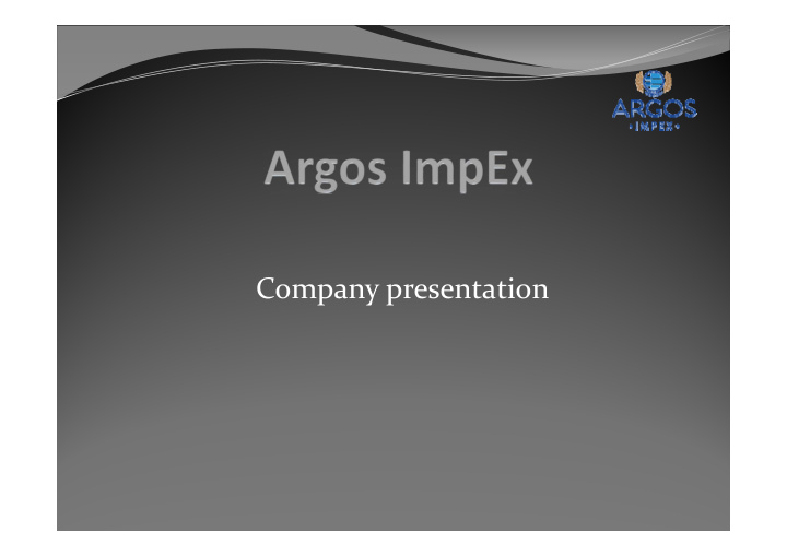 company presentation argos emporio group facts argos