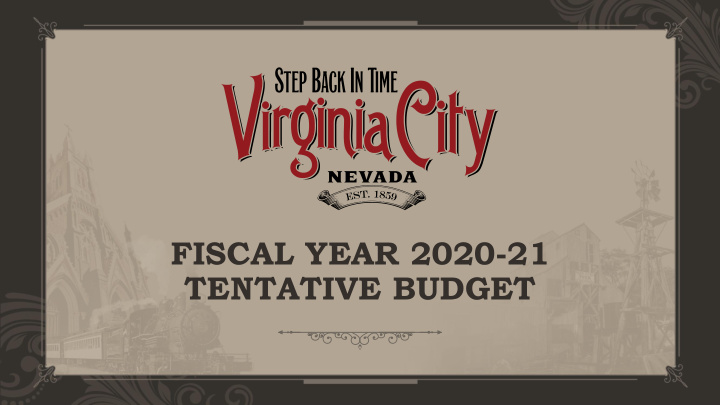 fiscal year 2020 21 tentative budget statement