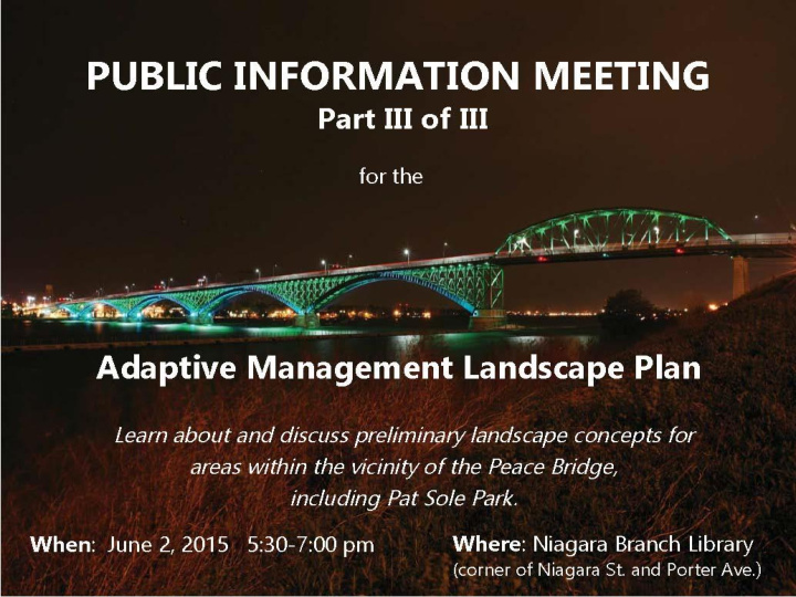 welcome introductions public meeting agenda june 2 2015