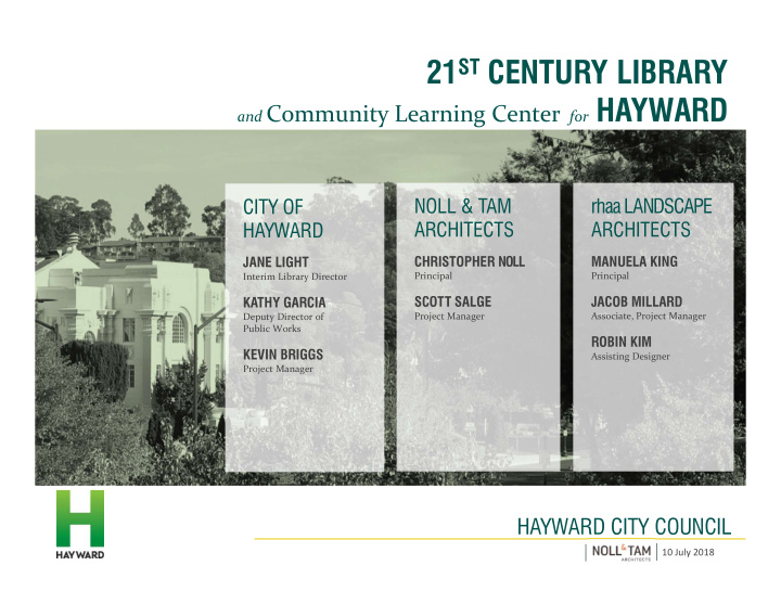 21 st century library and community learning center for