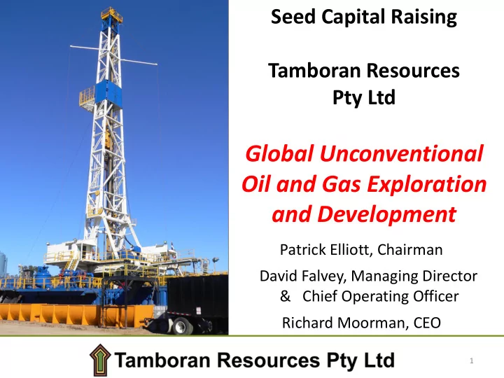 oil and gas exploration