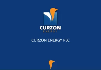 CURZON ENERGY PLC  2  IMPORTANT NOTICE  By attending this presentation and/or accepting these