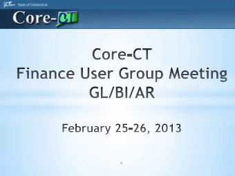 1  Agenda Topics  I.  Welcome / Introductions / News  II. General Ledger Deltas  III. Billing