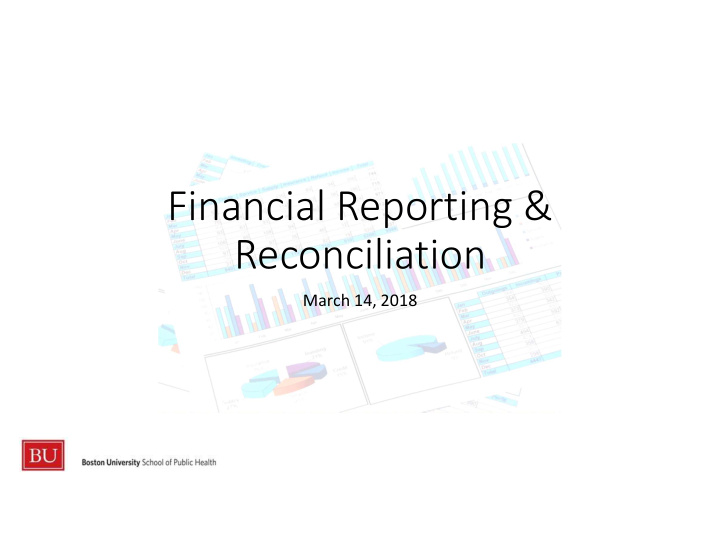 financial reporting reconciliation