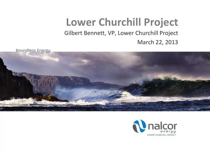 lower churchill project