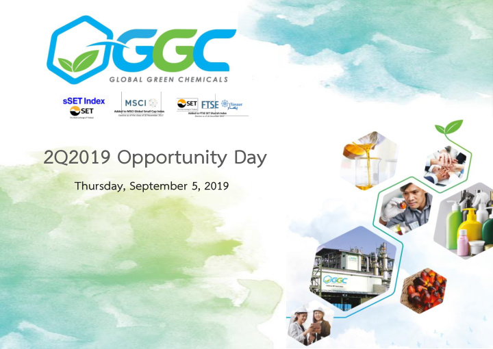 2q2019 opportunity day