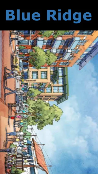 Blue Ridge  Blue Ridge  $858,700,000  in  new investment  since 2010  Blue Ridge  Anecdotal Market