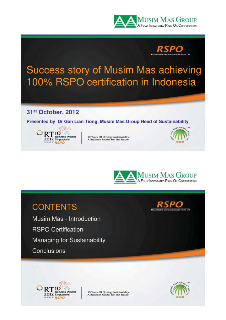 success story of musim mas achieving 100 rspo