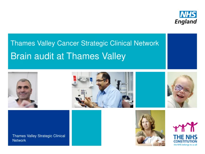 brain audit at thames valley
