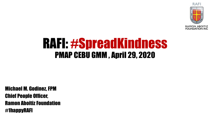 rafi spreadkindness